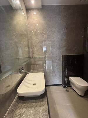 Bathroom in 3 BHK Builder Floor at Navjeevan Vihar – for Rent