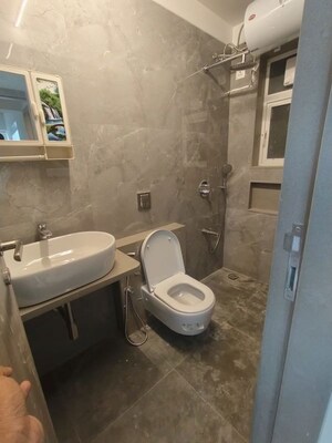 Bathroom in 2 BHK Apartment at JP Eminence, Andheri West – for Rent