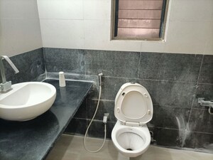Bathroom in 2 BHK Apartment at Ivory Towers CHS LTD, Bhakti Park – for Rent
