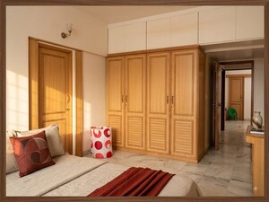 Living Room in 4 BHK Apartment at Thaltej – for Rent