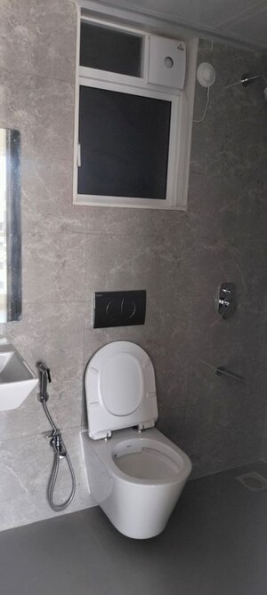 Bathroom in 2 BHK Apartment at Transcon Triumph Tower, Andheri West – for Rent