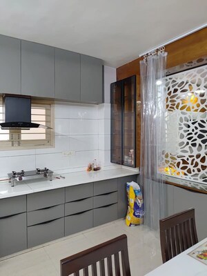 Kitchen in 3 BHK Apartment at Vastrapur – for Rent