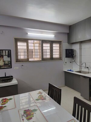 Kitchen in 3 BHK Apartment at Vastrapur – for Rent
