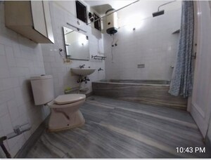Bathroom in 3 BHK Builder Floor at Greater Kailash Part 3 – for Rent