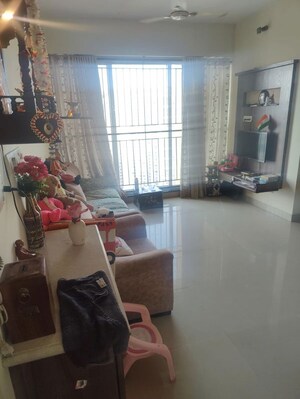 Living Room in 2 BHK Apartment at Ashar Axis, Majiwada – for Rent