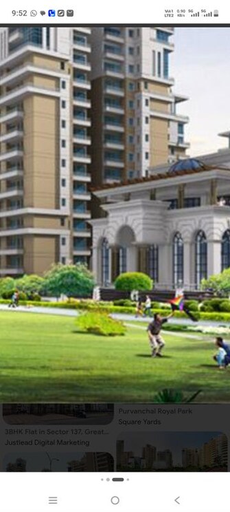4 BHK + Servant Room 2955 Sq.Ft. Apartment in Purvanchal Royal Park