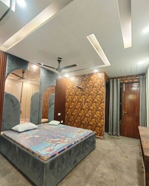Bedroom in 4 BHK Builder Floor at Dwarka Mor – for Rent