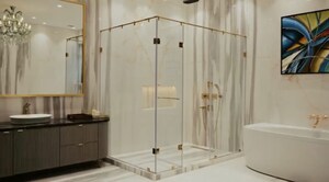 Bathroom in 6 BHK Villa at Sainik Farm – for Sale