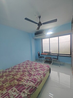 Bedroom in 2 BHK Apartment at Nerul Sector 18a – for Rent