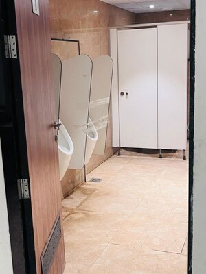 Bathroom in  Office Space at VTP Altitude, Wakad – for Rent