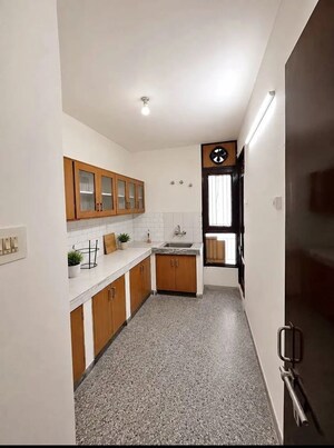 Kitchen in 2 BHK Builder Floor at Chattarpur – for Rent