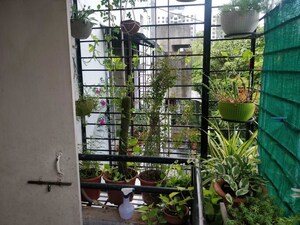 Balcony in 1 BHK Apartment at Bhusari Colony – for Sale