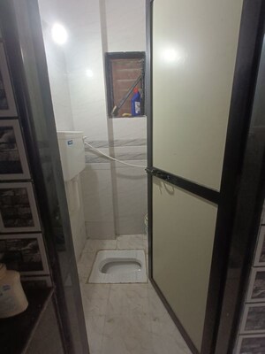 Bathroom in 1 BHK Apartment at Kopar Khairane Sector 14 – for Sale