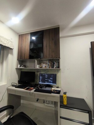 Living Room in 3 BHK Apartment at Ambience Courtyard, Manikonda – for Rent