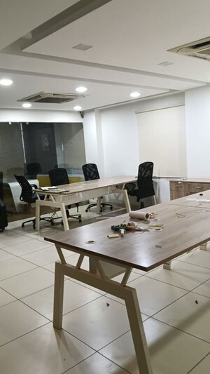Team Area in  Office Space at Akshar Stadia, Thaltej – for Rent