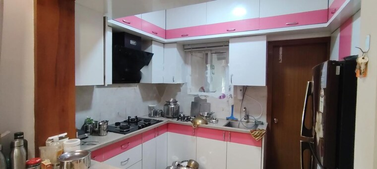 Kitchen, accurate-wind-chimes 3 Bedroom 2000 Sq.Ft. Apartment In Gachibowli Hyderabad 10593504