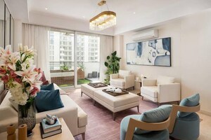Living Room in 3.5 BHK Apartment at Godrej Air Sector 85, Sector 85 – for Sale