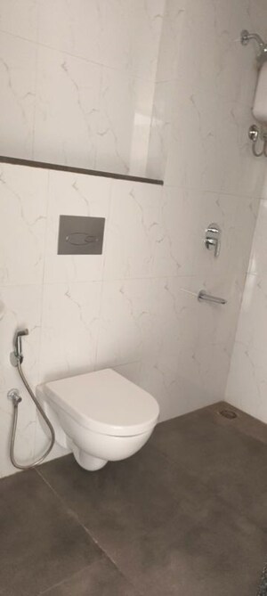 Bathroom in 3 BHK Apartment at Lodha Amara, Kolshet Road – for Rent