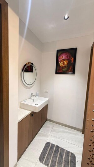 Bathroom in 3 BHK Apartment at Myscape Sanctuary, Hafeezpet – for Rent
