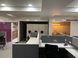 Team Area in  Office Space at Shivalik Shilp, Sanidhya – for Rent