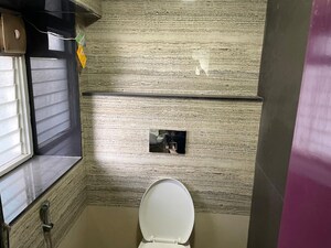 Bathroom in  Office Space at Shivalik Shilp, Sanidhya – for Rent