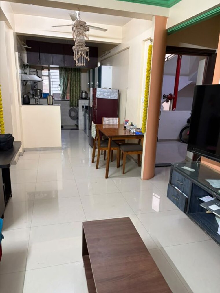 Living Room, vilas-javdekar-yashwin-encore 2 Bedroom 690 Sq.Ft. Apartment In Wakad Pune 10572471
