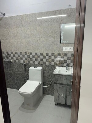 Bathroom in 2 BHK Builder Floor at Aman Vihar – for Rent