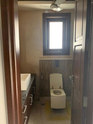Bathroom in 1 BHK Builder Floor at Greater Kailash I – for Rent