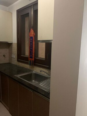Kitchen in 1 BHK Builder Floor at Greater Kailash I – for Rent
