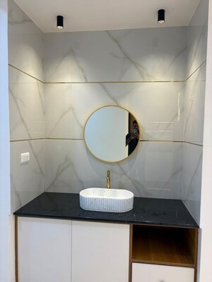 Bathroom in 2 BHK Apartment at Rajapushpa Provincia, Narsingi – for Rent