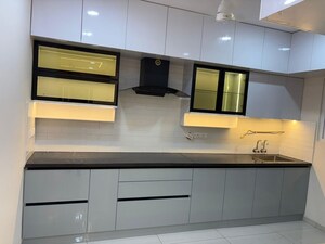 Kitchen in 2 BHK Apartment at Rajapushpa Provincia, Narsingi – for Rent