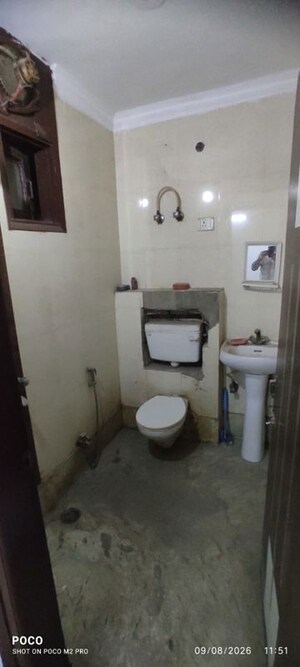 Bathroom in 3 BHK Builder Floor at Mehrauli – for Rent