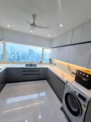 Kitchen in 2.5 BHK Apartment at Prescon Midtown Bay, Mahim West – for Rent