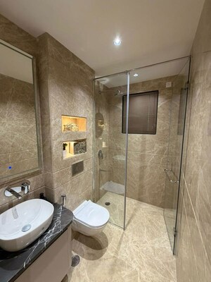 Bathroom in 4 BHK Builder Floor at Zak Ivory Arches, Sector 88b – for Sale