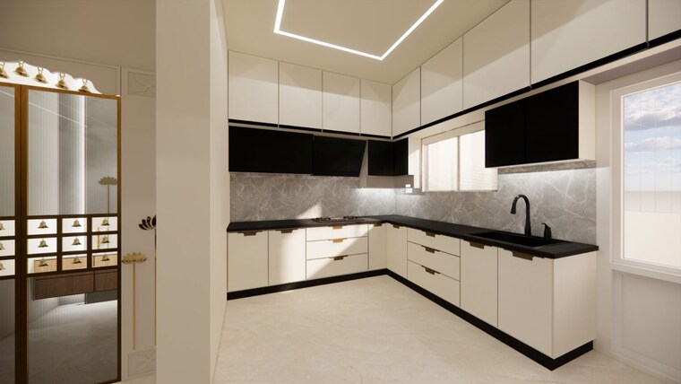 Kitchen, sumadhura-olumpus 4 Bedroom 3000 Sq.Ft. Apartment In Nanakramguda Hyderabad 10593772