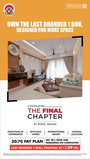 1 BHK Apartment For Sale in Malad East