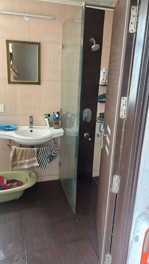Bathroom in 2 BHK Apartment at Ramprastha City The Edge Towers, Sector 37d – for Rent