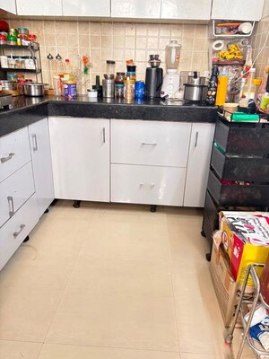 Kitchen in 2 BHK Apartment at Ramprastha City The Edge Towers, Sector 37d – for Rent