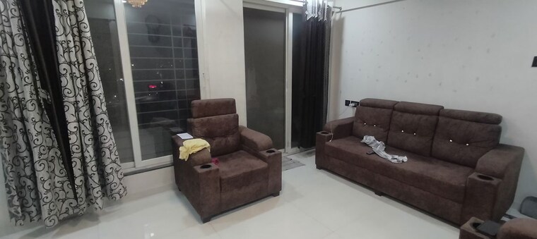 Living Room, royal-ishana 2 Bedroom 722 Sq.Ft. Apartment In Thergaon Pune 10557360