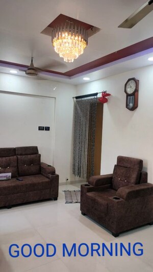Living Room in 2 BHK Apartment at Royal Ishana, Thergaon – for Sale