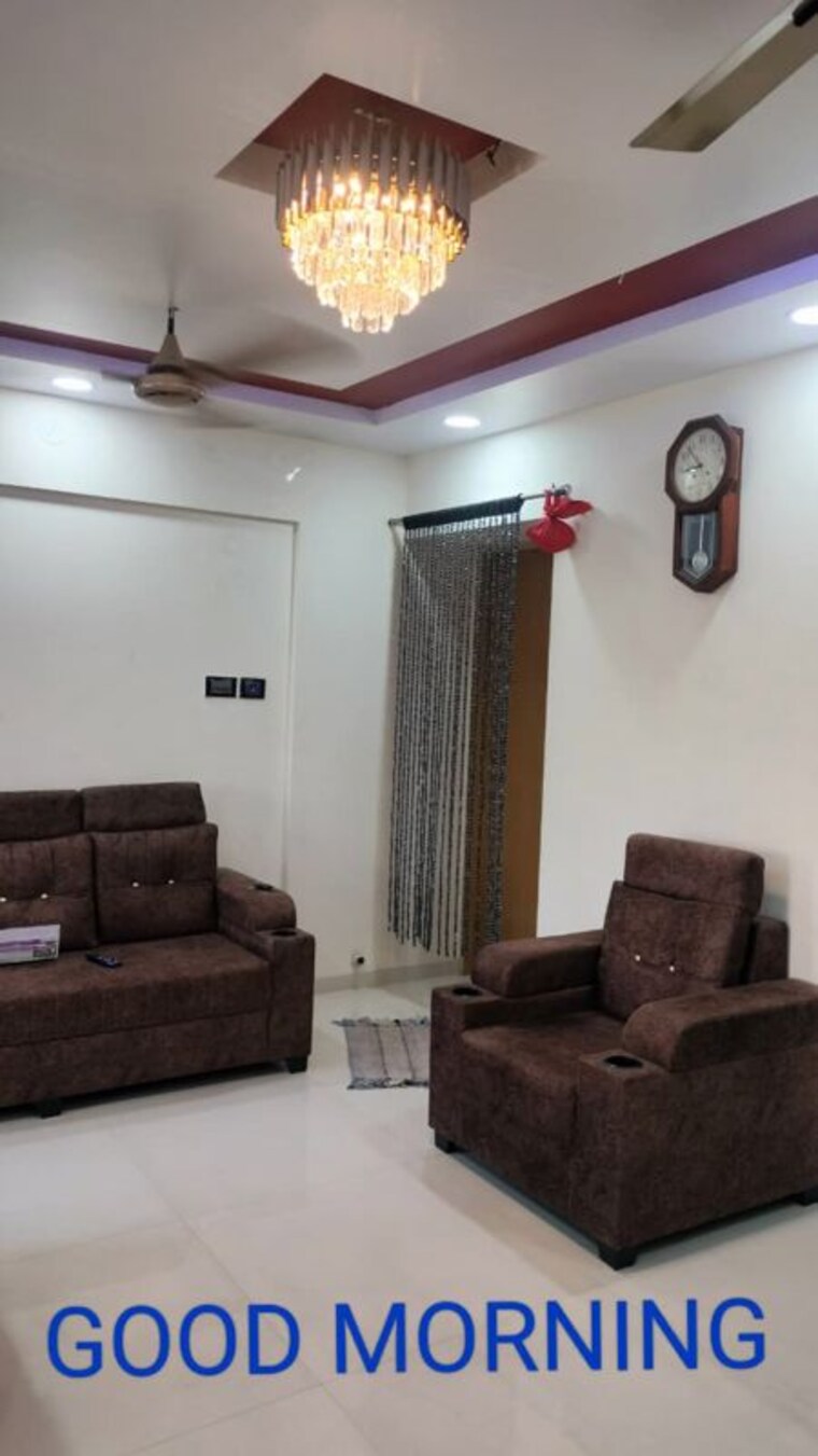 Living Room, royal-ishana 2 Bedroom 722 Sq.Ft. Apartment In Thergaon Pune 10557360