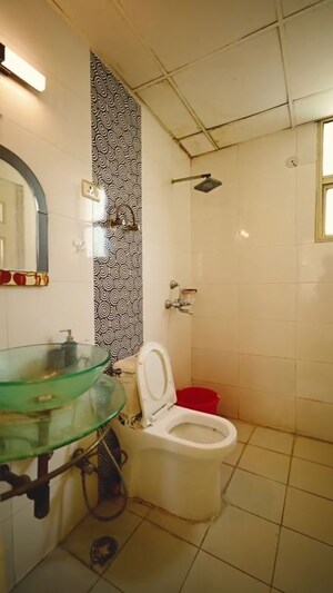 Bathroom in 2 BHK Apartment at Ajnara Gen X, Dundahera – for Sale
