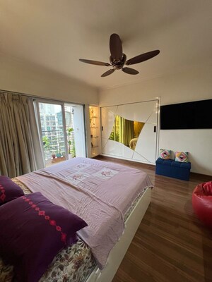 Bedroom in 2.5 BHK Apartment at Nahar Amrit Shakti, Chandivali – for Rent