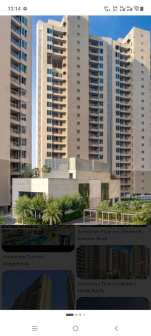 3.5 BHK Apartment For Rent in Ambience Tivertone, Sector 50