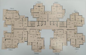 Floor Plan in 3 BHK Apartment at VIctoryone Amara, Sector 16 Greater Noida – for Sale