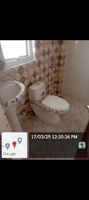 Bathroom in 2 BHK Apartment at Raj Nagar Extension – for Rent