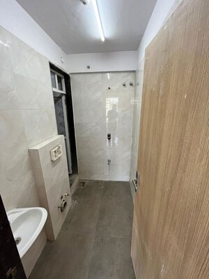 Bathroom in 2 BHK Apartment at Newlook Bhavya Elite, Wadala – for Rent