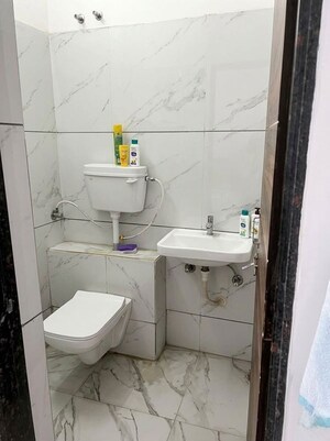 Bathroom in 2 BHK Builder Floor at Sanwer Road Industrial Area – for Rent