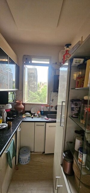 Kitchen in 3 BHK Builder Floor at Rohini Sector 25 – for Rent