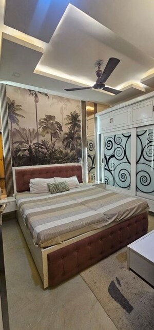 Bedroom in 3 BHK Builder Floor at Rohini Sector 25 – for Rent